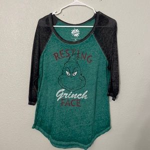 Women’s resting grinch face top